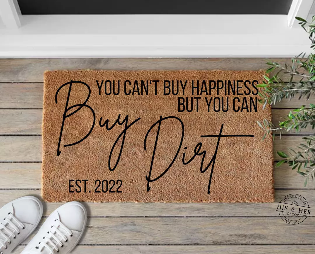 It Feels so Good to Be Home Front Door Mat Welcome Mat Doormat New Home  Home Doormat House Warming Gift Closing Gift Door 