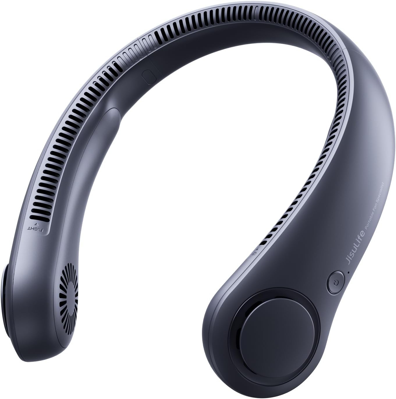 JISULIFE Portable Neck Fan, Hands Free Bladeless Fan, 5 Speeds, 4000 mAh Battery Operated Wearabl... | Amazon (US)