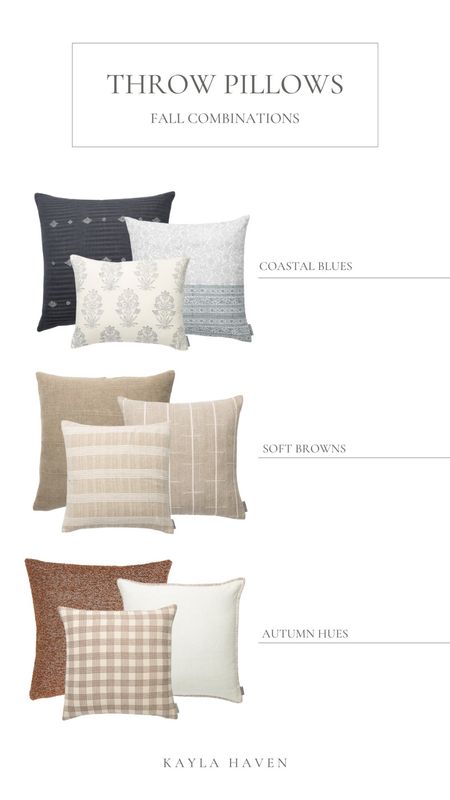 Pillows of the season! I love that so many throw pillows can be carried from fall throughout winter. Neutral options are always great year round, but if you’re a lover of whites/creams and blues like me, they make for the perfect combination well into the winter months, too! 

#LTKhome #LTKstyletip #LTKSeasonal