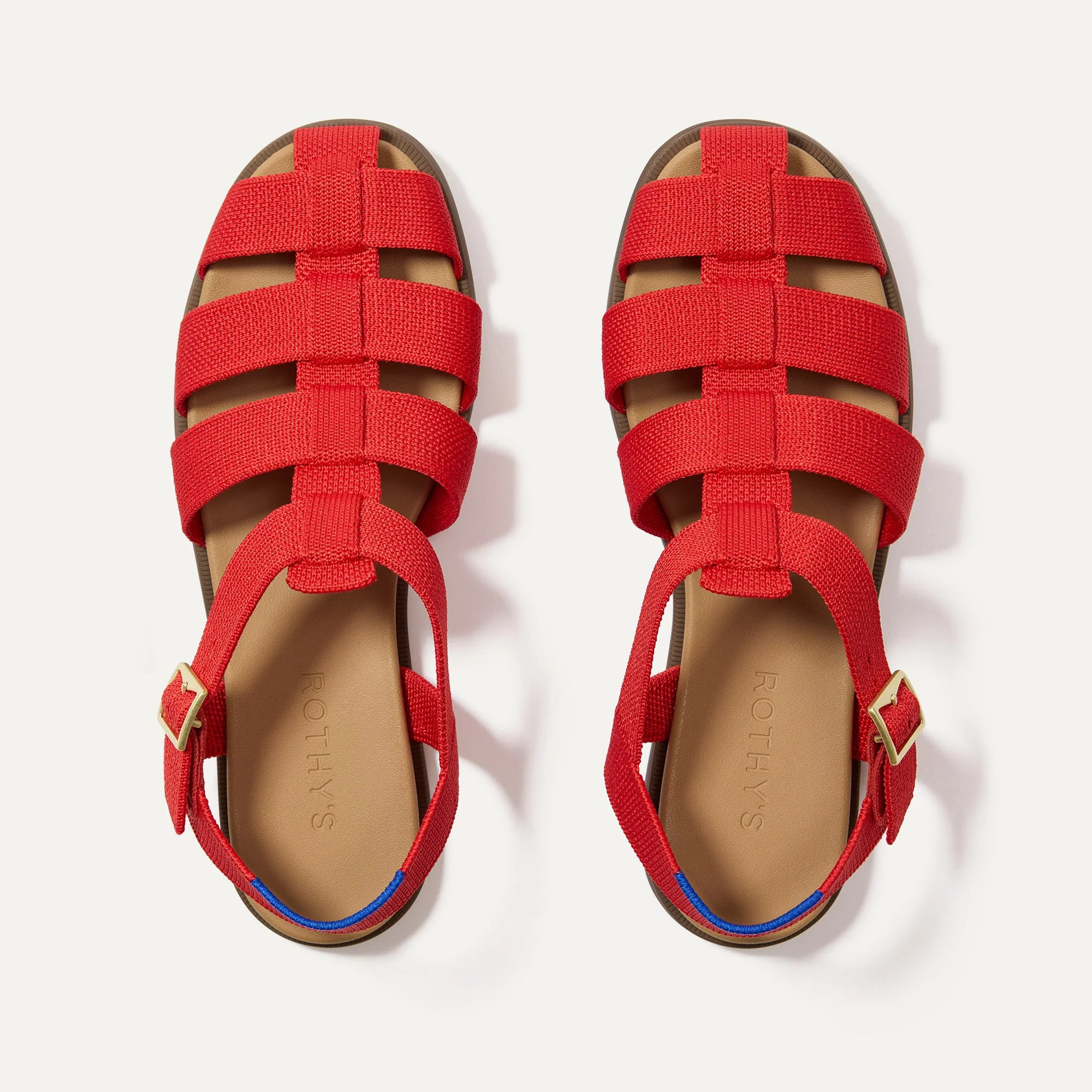 The Fisherman Sandal in Scarlet | Women's Sandals | Rothy's | Rothy's