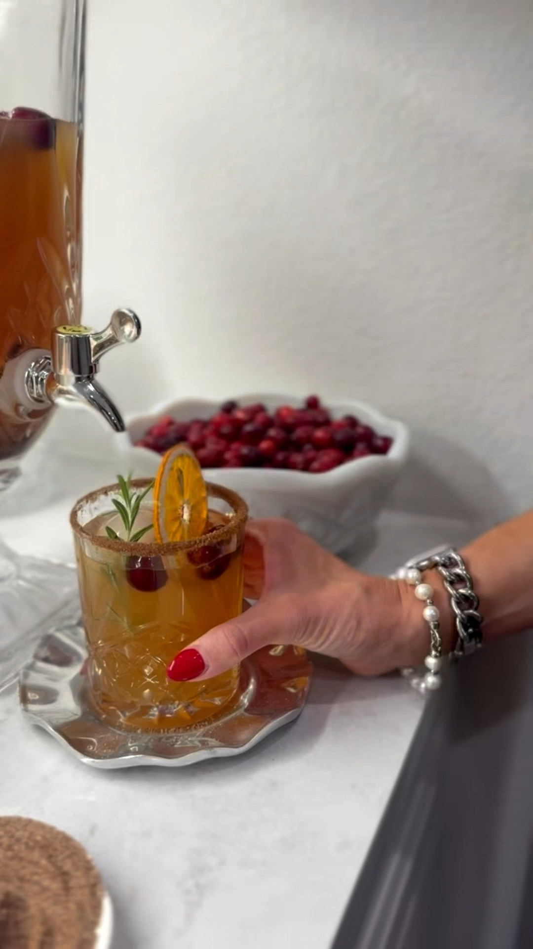Linking as much as I can of my crystal drink jug and glasses I made the hot honey apple cider margaritas in!! They were a crowd pleaser! Recipe on my Instagram @alyssa.napoles 🍹 and yes I ordered the dried oranges off of Amazon. So easy!

#LTKHome #LTKGiftGuide #LTKHoliday