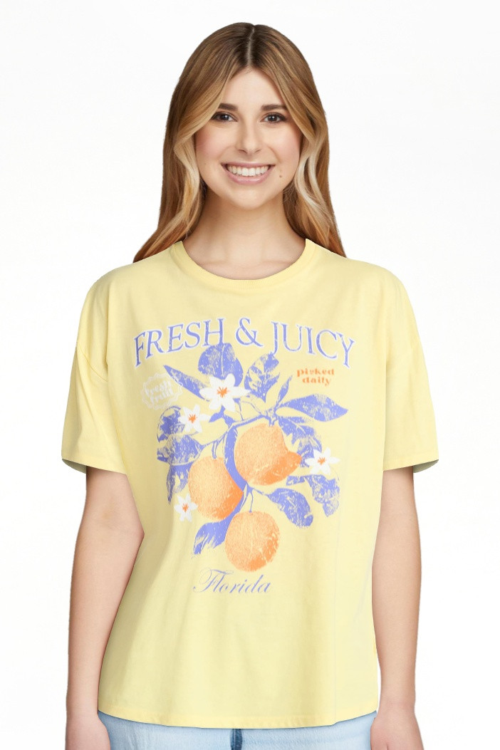 No Boundaries Washed Graphic Boyfriend Tee, Women's XXS-XXL | Walmart (US)