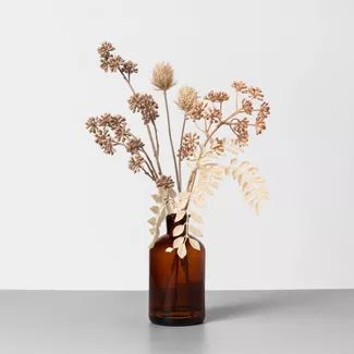 Faux Bleached Thistle & Sedum Arrangement - Hearth & Hand™ with Magnolia | Target