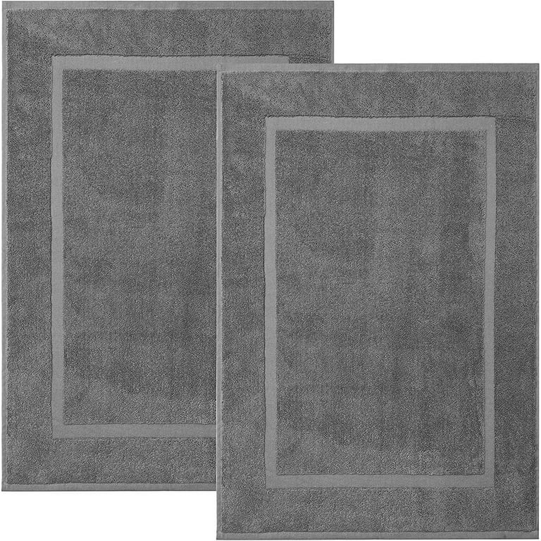 Bath Mat Floor Towel Set - Absorbent Cotton Hotel Spa Shower/Bathtub Mats [Not a Bathroom Rug] 22... | Walmart (US)