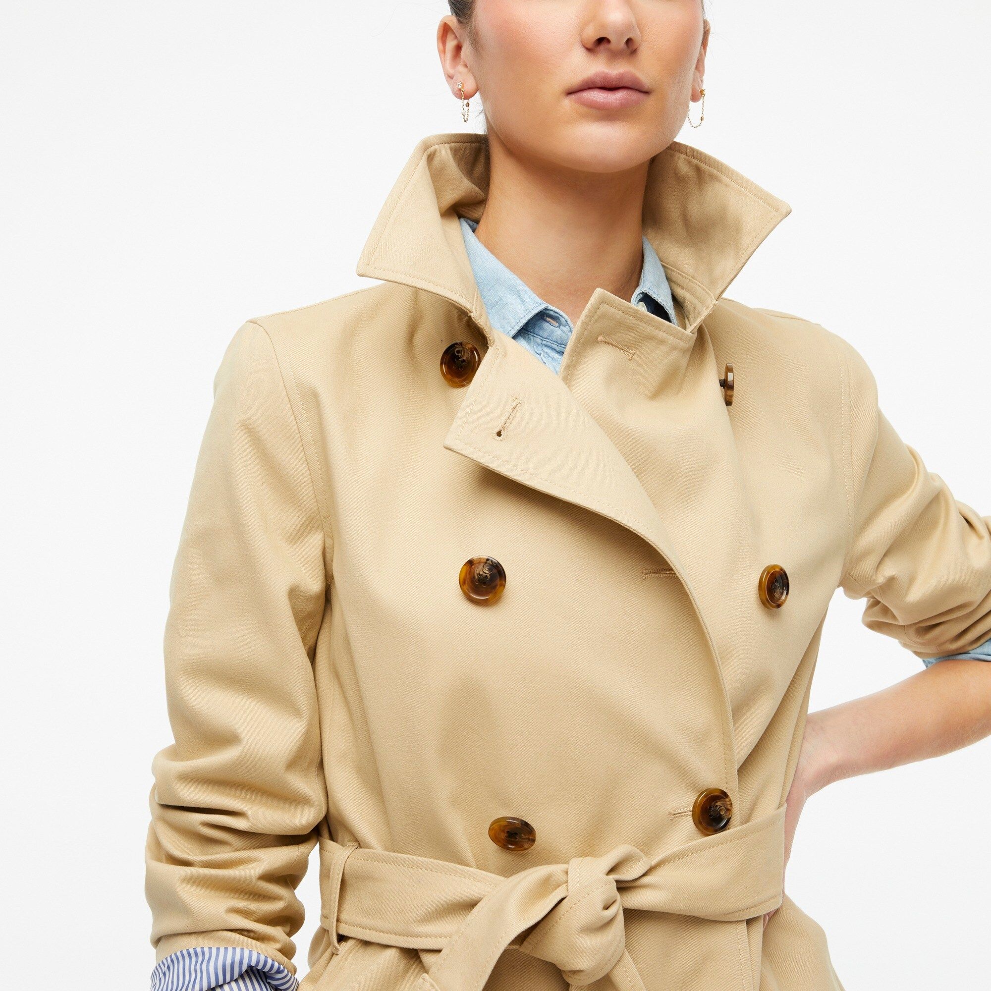 Classic trench coatItem AL220 
 Reviews
 
 
 
 
 
39 Reviews 
 
 |
 
 
Write a Review 
 
 
 
 
ov... | J.Crew Factory