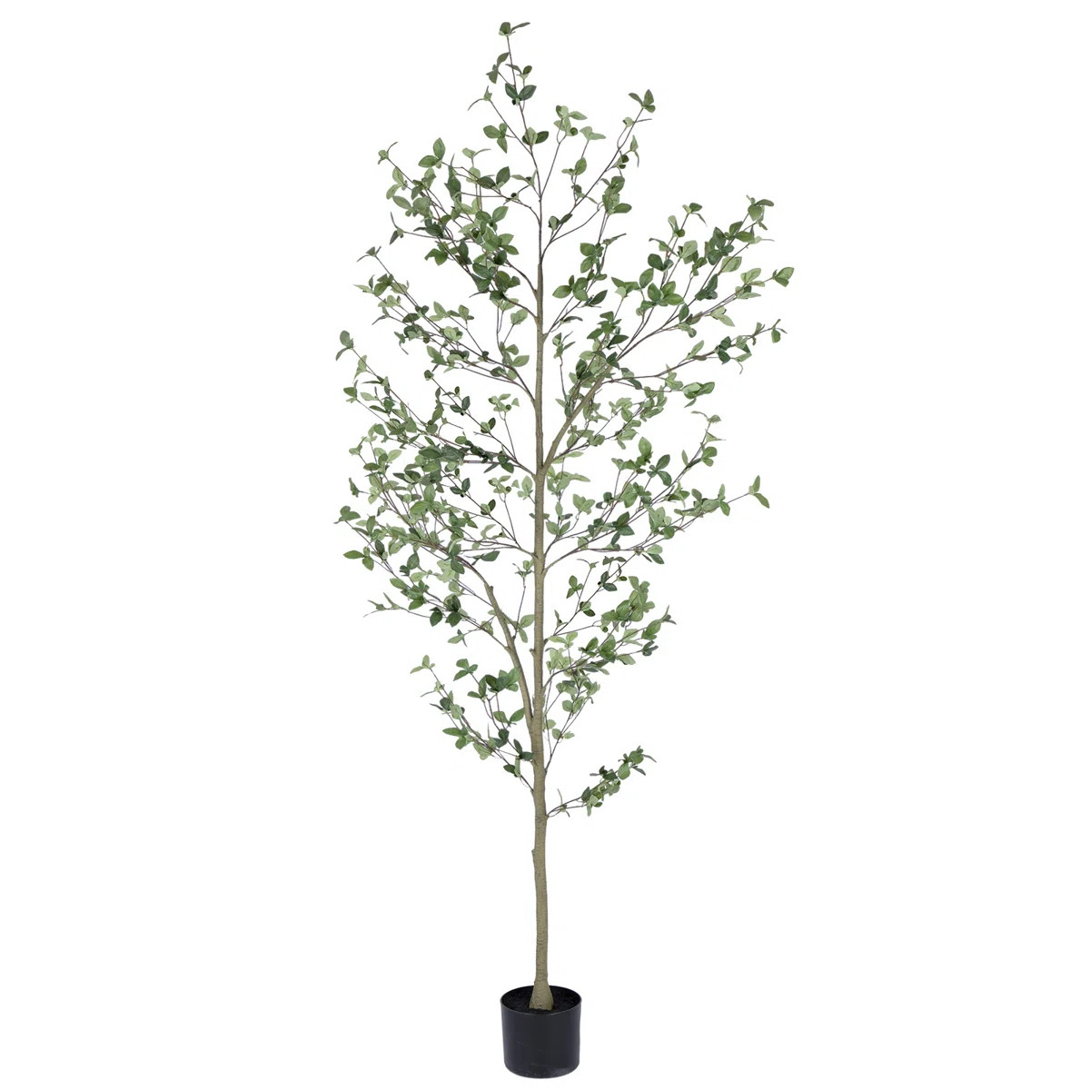 Faux Quince Leaf Tree with Realistic Leaves & Trunks for Garden Home Office Porch Balcony Decor | Wayfair North America