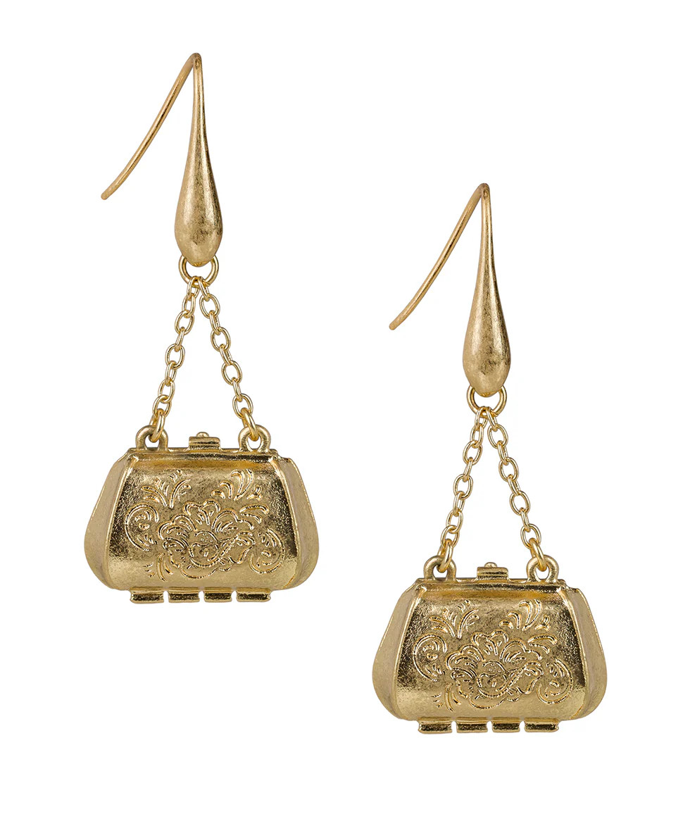 Handbag Chain Drop Earrings - Handbag | Patricia Nash Designs