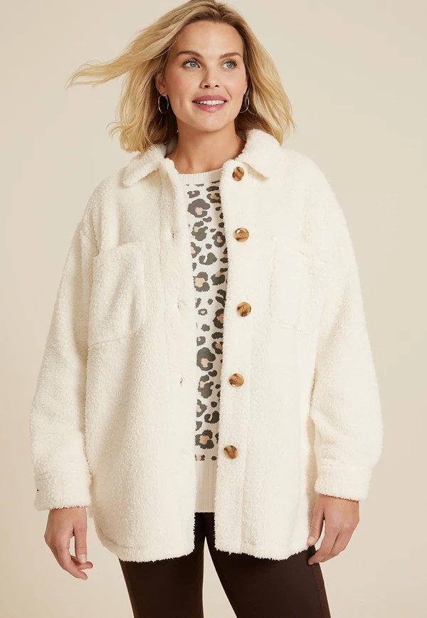 Sherpa Shacket | Maurices