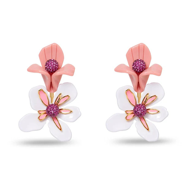 LELE SADOUGHI X TRINA TURK CAP CLEMENTINE BOUQUET PARADIS EARRING | LELE SADOUGHI