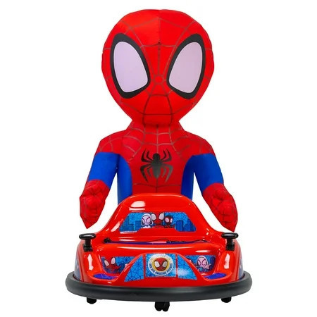Marvel Spidey ImaginAir 6V Ride-On Bumper Car with Inflatable Character | Walmart (US)