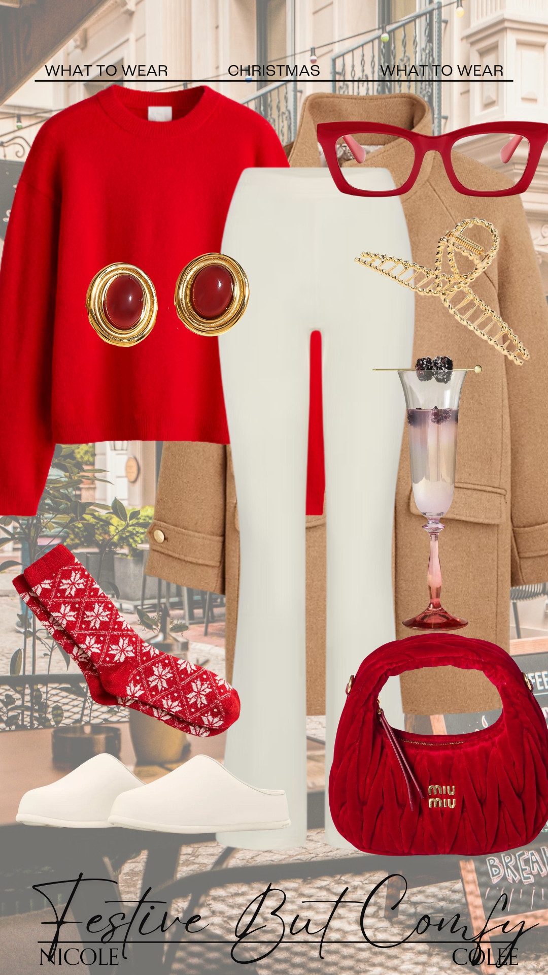 What to Wear: Festive but Comfy

So many fun, festive, casual outfits!
Nicole Colee, casual, christmas outfit, festive loungewear, miu miu  

 #LTKGiftGuide #LTKHoliday #LTKSeasonal