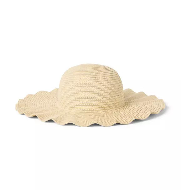 Straw Ruffle Sun Hat | Janie and Jack