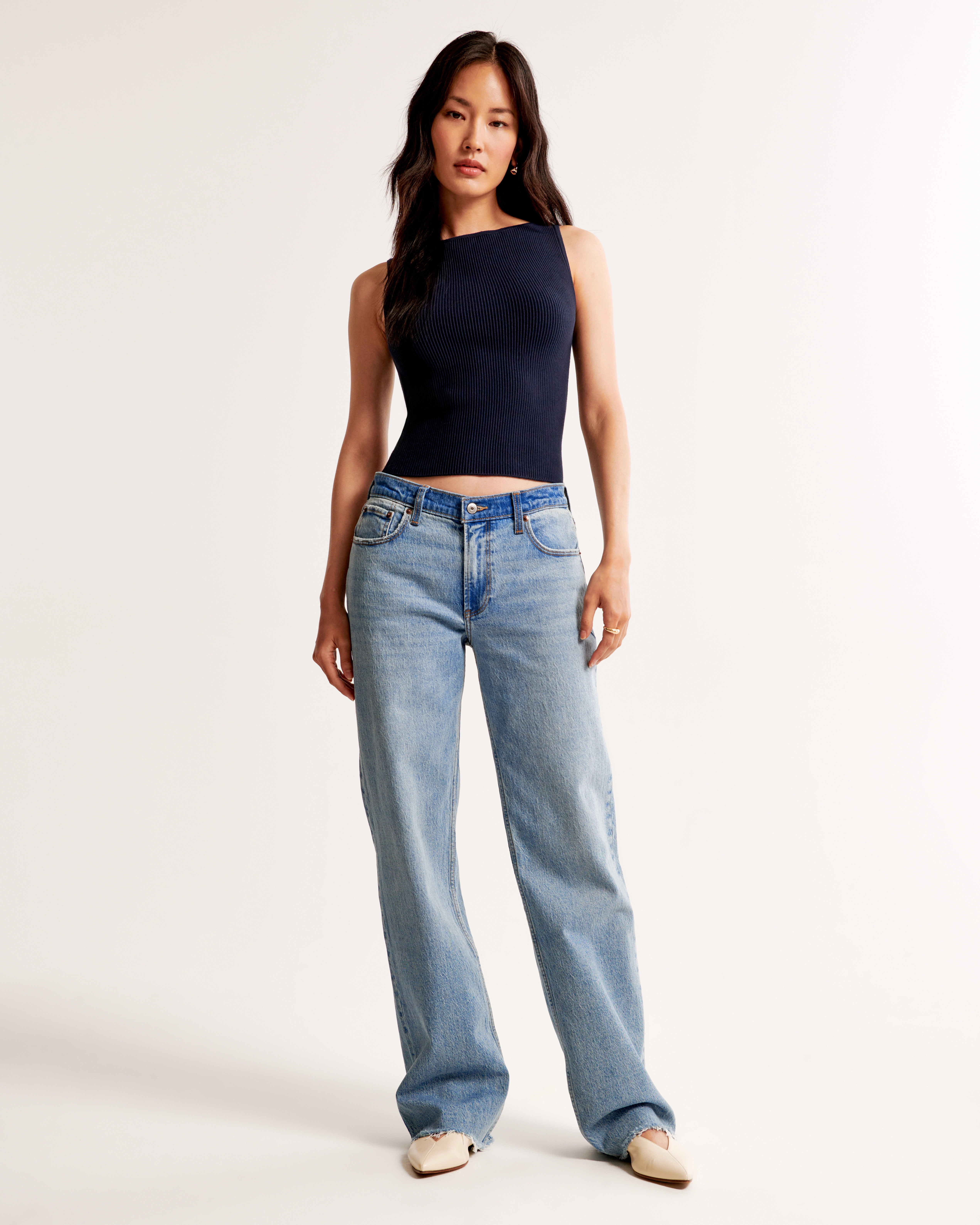 Low Rise Baggy Jean | Abercrombie & Fitch (US)