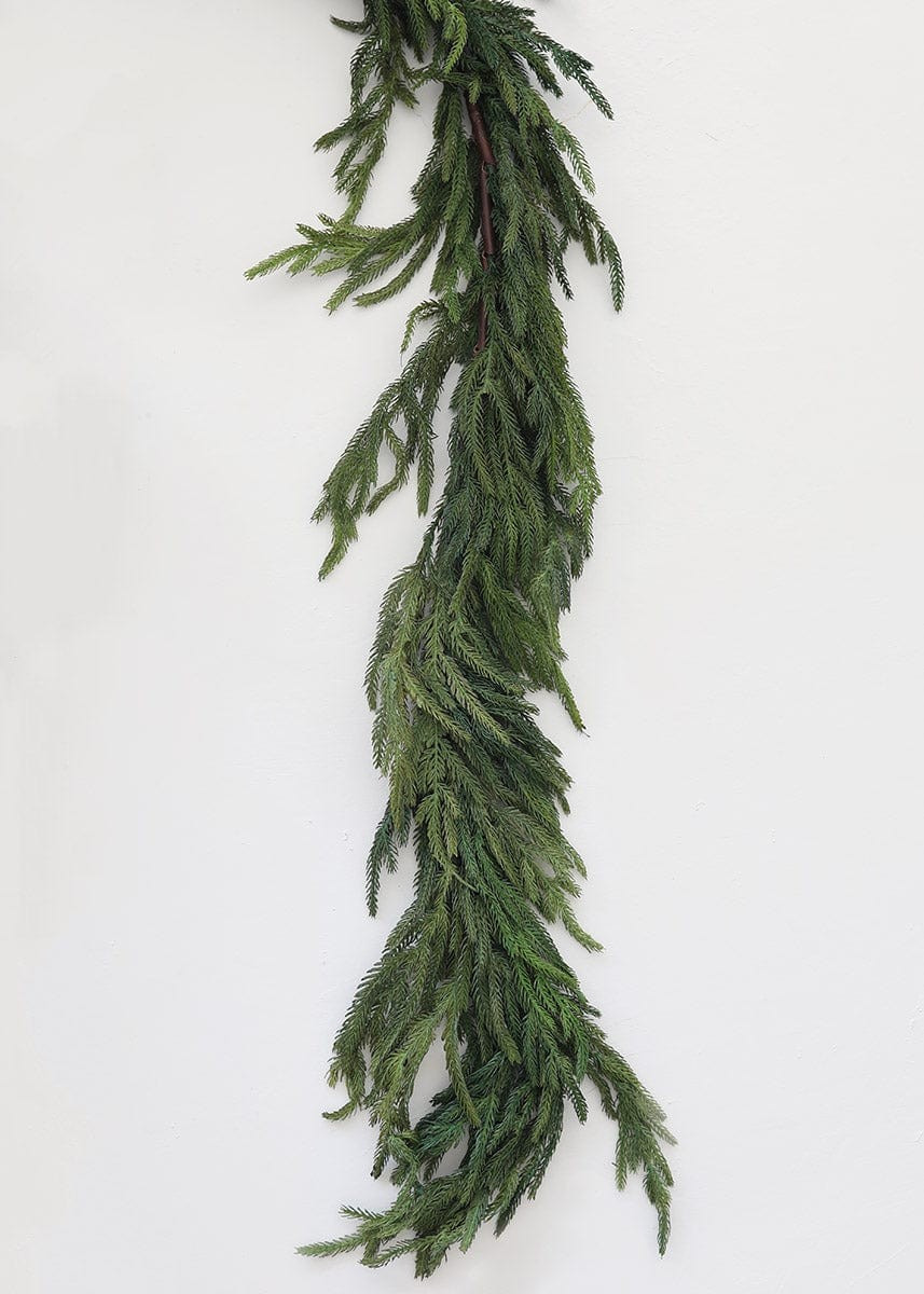 Afloral Real Touch Norfolk Pine Garland - 180 | Afloral