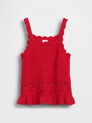 Baby & Toddler Crochet Scalloped Tank Top | Gap (US)