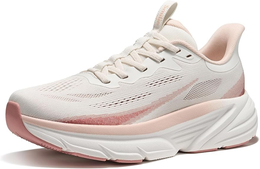 SMILIN Women's Slip On Walking Shoes with Arch Support, Comfortable Lightweight Cushion Sneakers ... | Amazon (US)