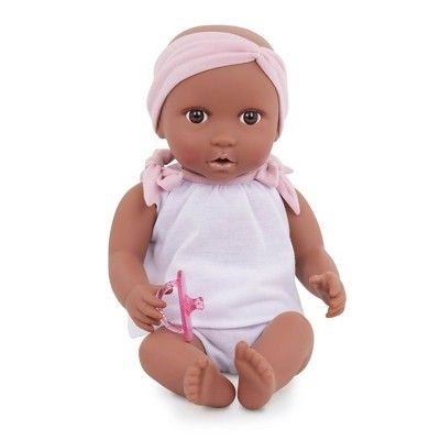 babi by Battat 14" Baby Doll with 2pc Body Suit & Pink Headband | Target