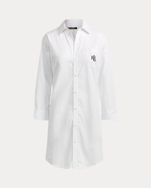Cotton Dobby Pajama Shirt Beautiful Pajama Shirt | Ralph Lauren (US)