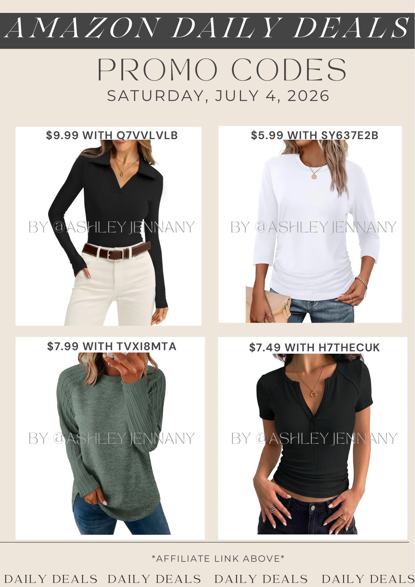 Amazon deals

#LTKSaleAlert #LTKMidsize #LTKootd