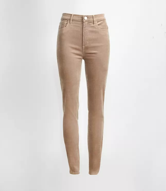 High Waist Skinny Corduroy Pants | LOFT