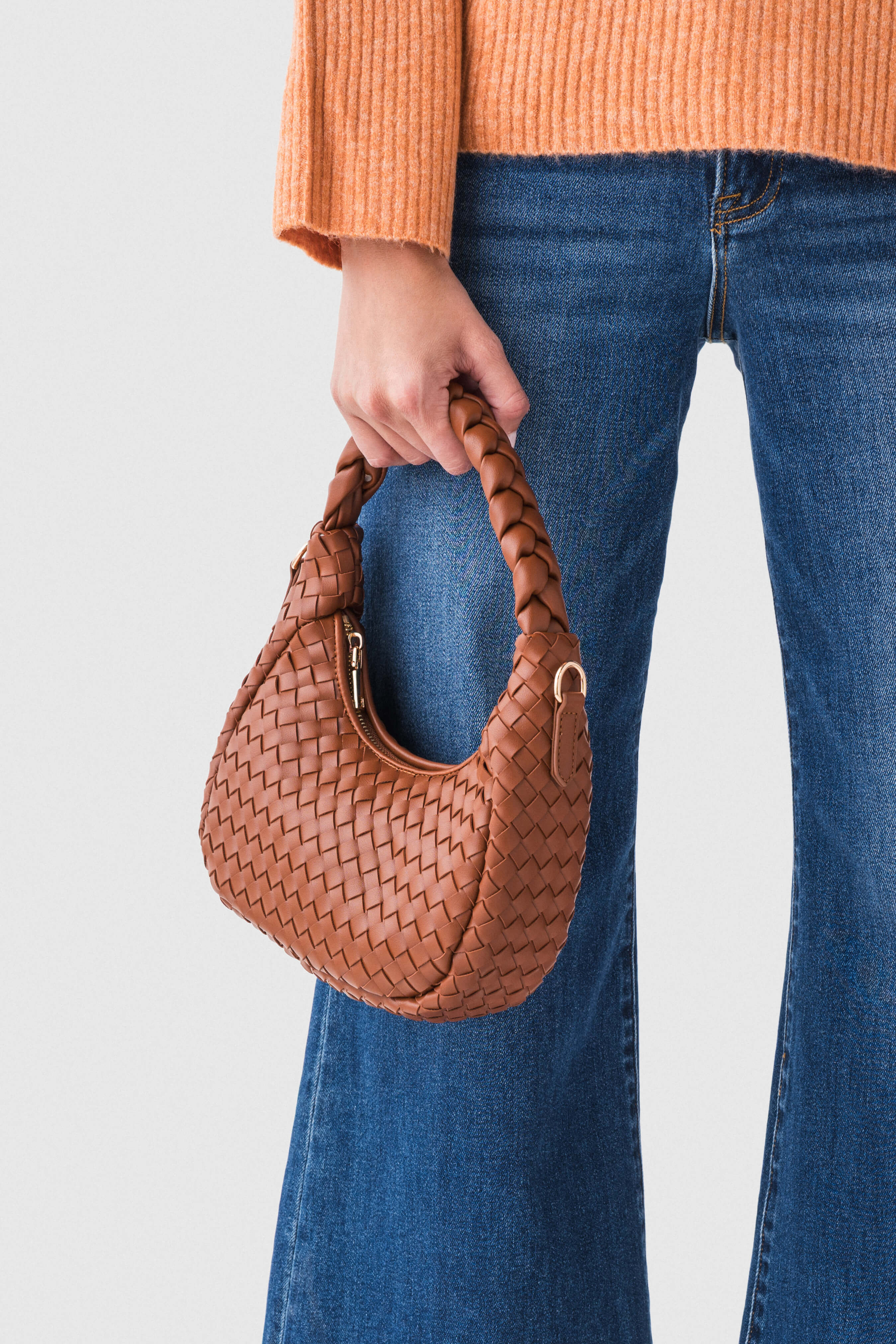 Urban Expressions Laken Woven Shoulder Bag Crossbody | Social Threads