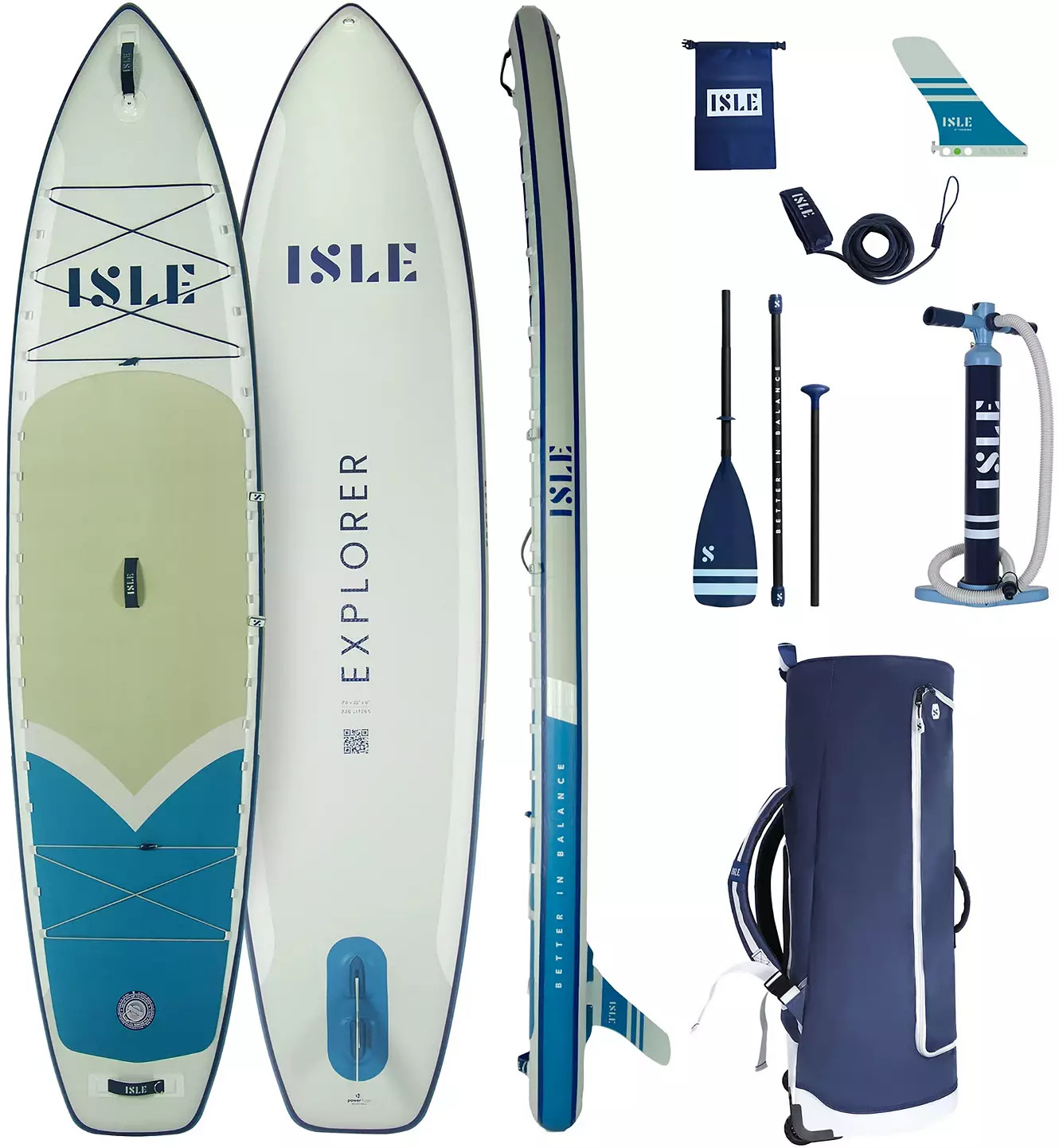 ISLE Explorer 3 Inflatable Paddle Board | DICK'S Sporting Goods