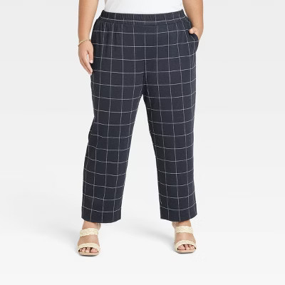 Women's High-Rise Slim Straight Fit Ankle Pull-On Pants - A New Day™ | Target