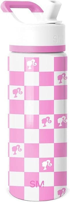 Simple Modern Kids Summit Water Bottle with Straw Lid | Mattel Barbie 18oz Stainless Steel Cup In... | Amazon (US)