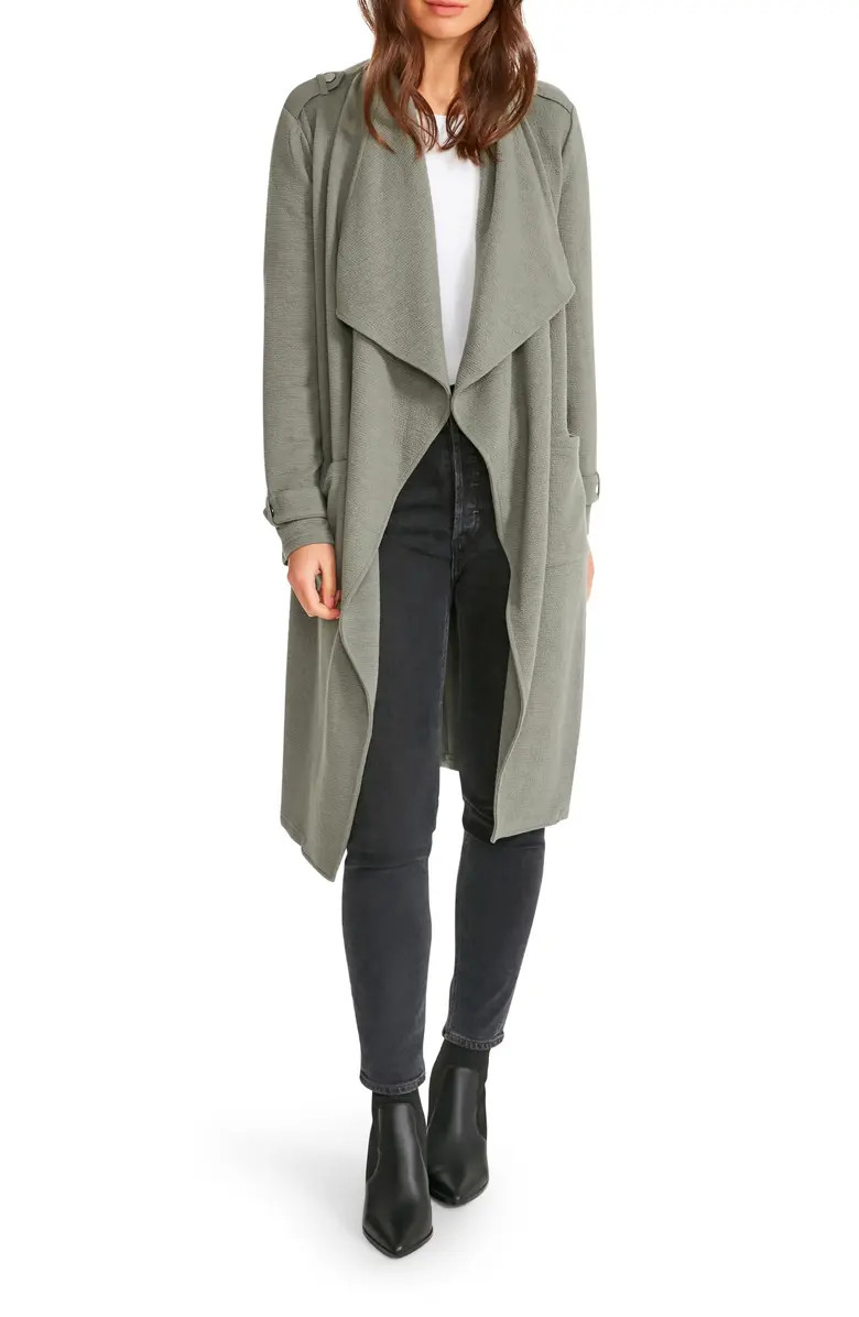 Trench Revolution Waterfall Lapel Knit Coat | Nordstrom
