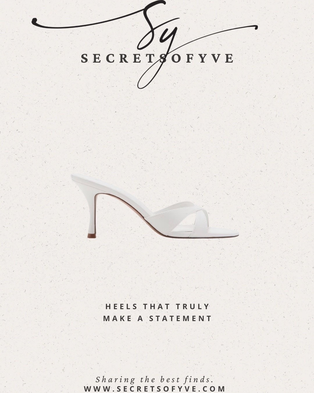 SecretsofYve: simply stunning pair of heels @mango @ltk 
#Secretsofyve #ltkgiftguide
Always humbled & thankful to have you here.. New posts daily at 3pm & 4:15pm EST. 
CEO: PATESI Global & PATESIfoundation.org
@secretsofyve : where beautiful meets practical, comfy meets style, affordable meets glam with a splash of splurge every now and then. I do LOVE a good sale and combining codes! #ltksalealert #ltku #ltkplussize #ltkmidsize #ltkover40 #ltkpetite #ltktall #ltktravel #ltkootd #ltkstorytime #ltkmomlife secretsofyve

#LTKSeasonal #LTKWorkwear #LTKWedding