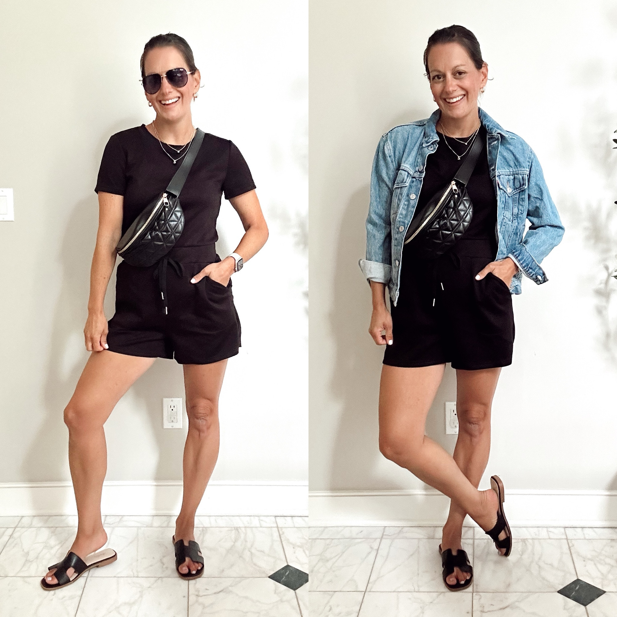 Amazon romper runs true to size, jean jacket runs true to size.  Wearing a small in both.



#LTKFindsUnder50 #LTKStyleTip #LTKOver40