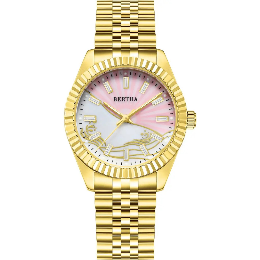BERTHA Marina Ladies Quartz Watch in Gold at Nordstrom | Nordstrom