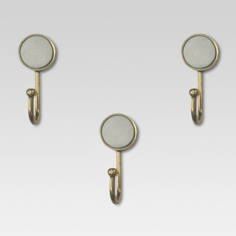 Marble & Gold Hooks set of 3 - Project 62 | Target