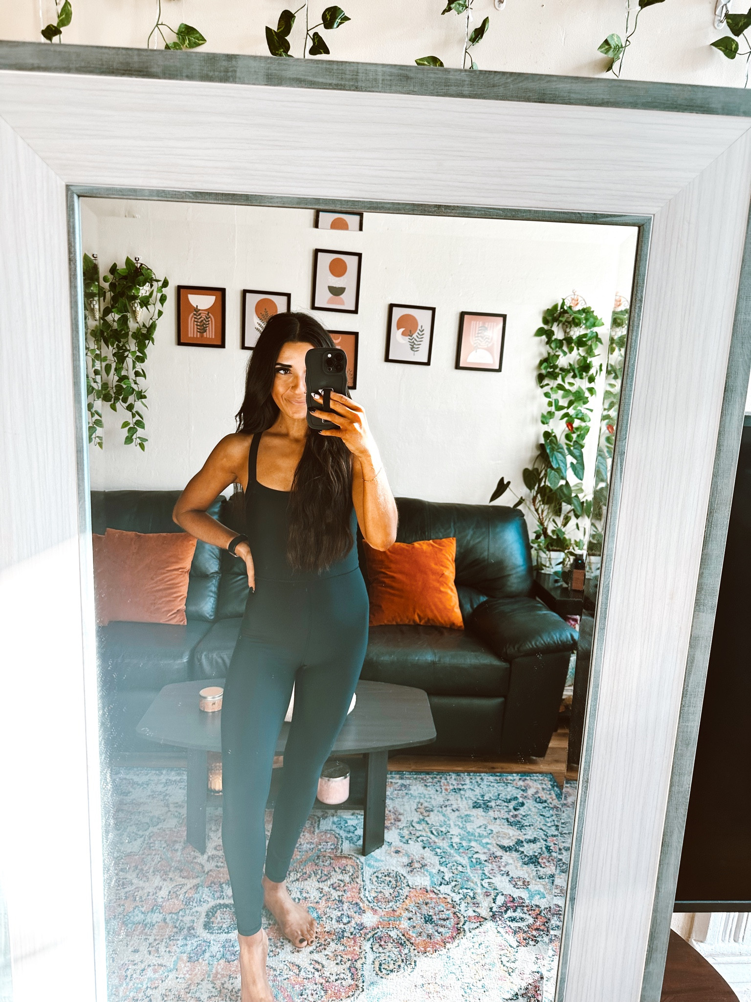 Abercrombie YPB Onesie 🖤
Wearing XS 

Linking my new phone case + grip strap as well, I’m obsessed!!! 

#LTKfindsunder100 #LTKfitness #LTKsalealert