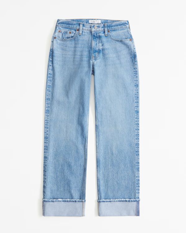 Women's Low Rise Baggy Jean | Women's New Arrivals | Abercrombie.com | Abercrombie & Fitch (UK)