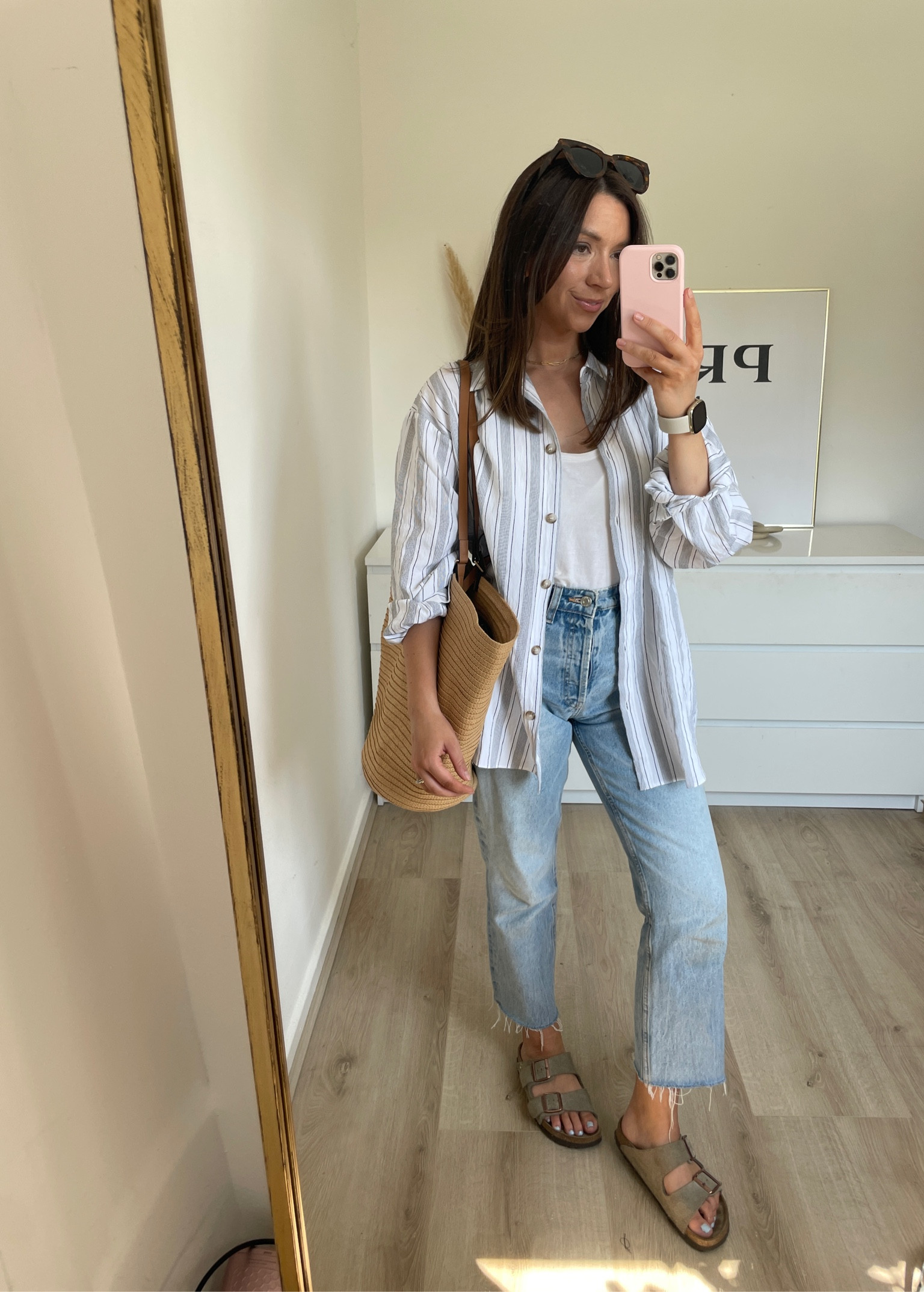 21 days of outfits 

Summer outfits - shirt, linen, straight jeans, Birkenstocks 



#LTKSeasonal #LTKeurope #LTKshoecrush