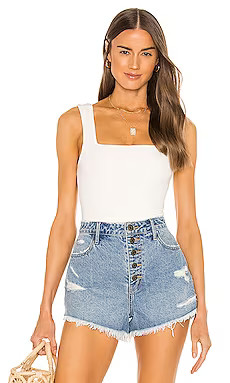 Show Me Your Mumu Dory Bodysuit in Bone Stretch from Revolve.com | Revolve Clothing (Global)