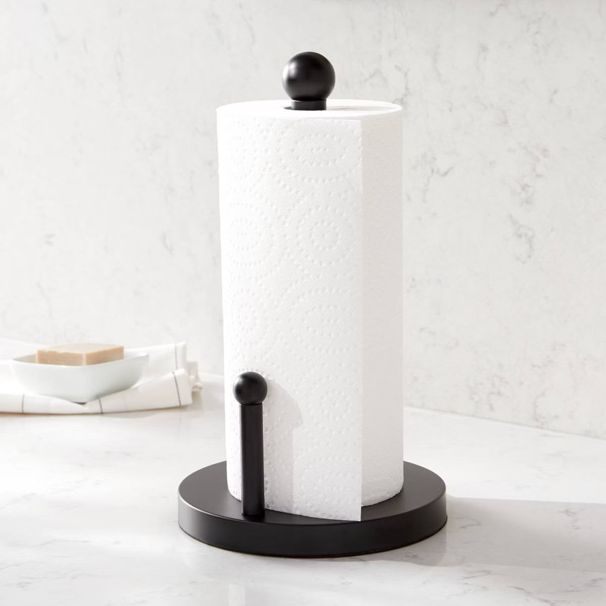 Stainless Steel Paper Towel Holder Black - Threshold™ | Target