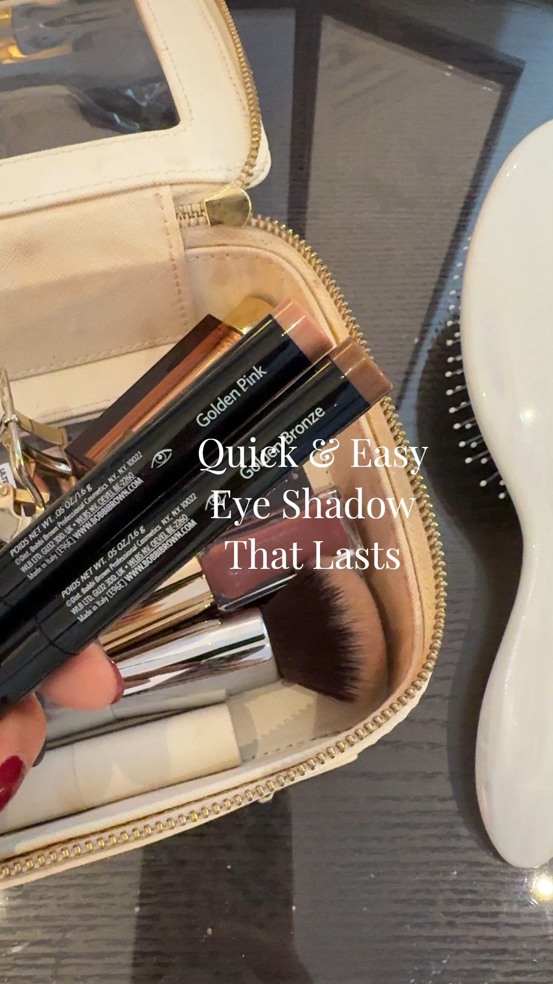 Travel style. Makeup essentials in my travel bag. Quick makeup routine  
- Clear makeup bag is great for travel for its size, durability, and easy to see what you have in it. I also have the bigger size and keep them on my bathroom counter since they look pretty too. 
- Cushion foundation is a great clean-er option Kbeauty product. Won’t crack or spill during travel. Easy to use pat on formula that leaves a dewy finish. 
- Brow pencil and brow gel are a must for me.  I always keep a backpack brow pencil in my bag too. 
- Clean beauty mascara that has been my all around favorite for years. I just got it in the dark brown color and love that shade for daytime no makeup look. 
- Blush stick is another easy to travel beauty product because it won’t spill or crack. My shades are  tan line or toasted teddy. 
- Lip oil that has color like a lip gloss. I layer over lipstick for more impact. These clean formulas have also been my go to for years. My newest color additions are lipstick in ginger peach shade  and lip oil in biarritz. 
- Eye shadow sticks are quick and easy to use. I use for evenings  Lasts all day. Swipe on and blend quickly with finger  


#LTKBeauty #LTKOver40 #LTKTravel