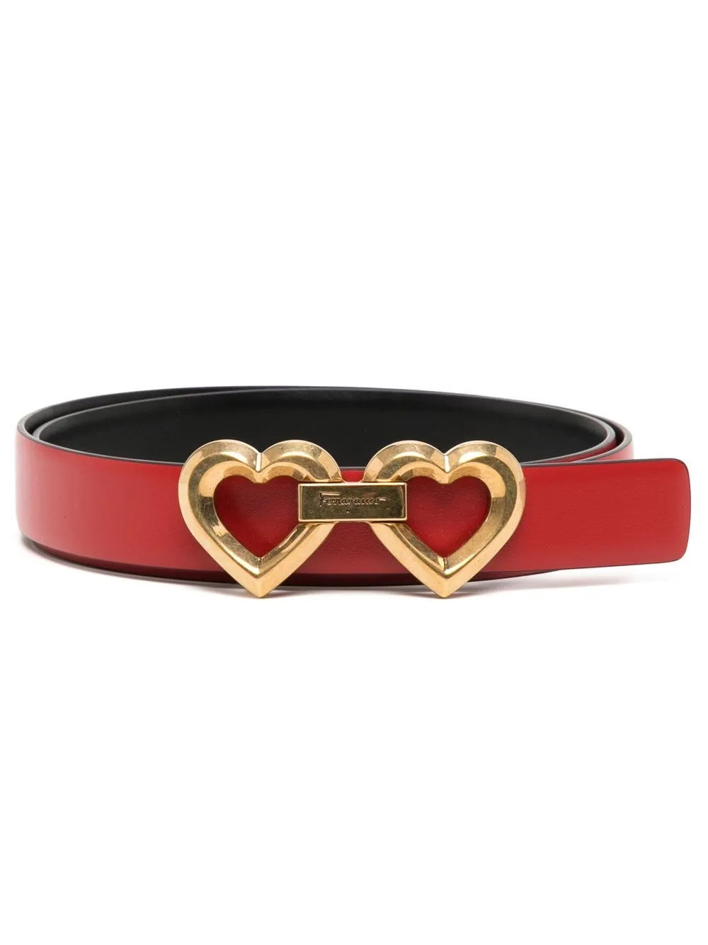 heart-buckle leather belt | Farfetch Global
