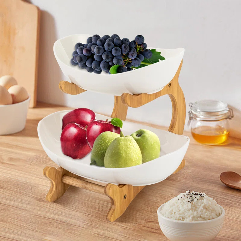 Red Barrel Studio® Heily Bamboo Fruit Bowl & Reviews | Wayfair | Wayfair North America