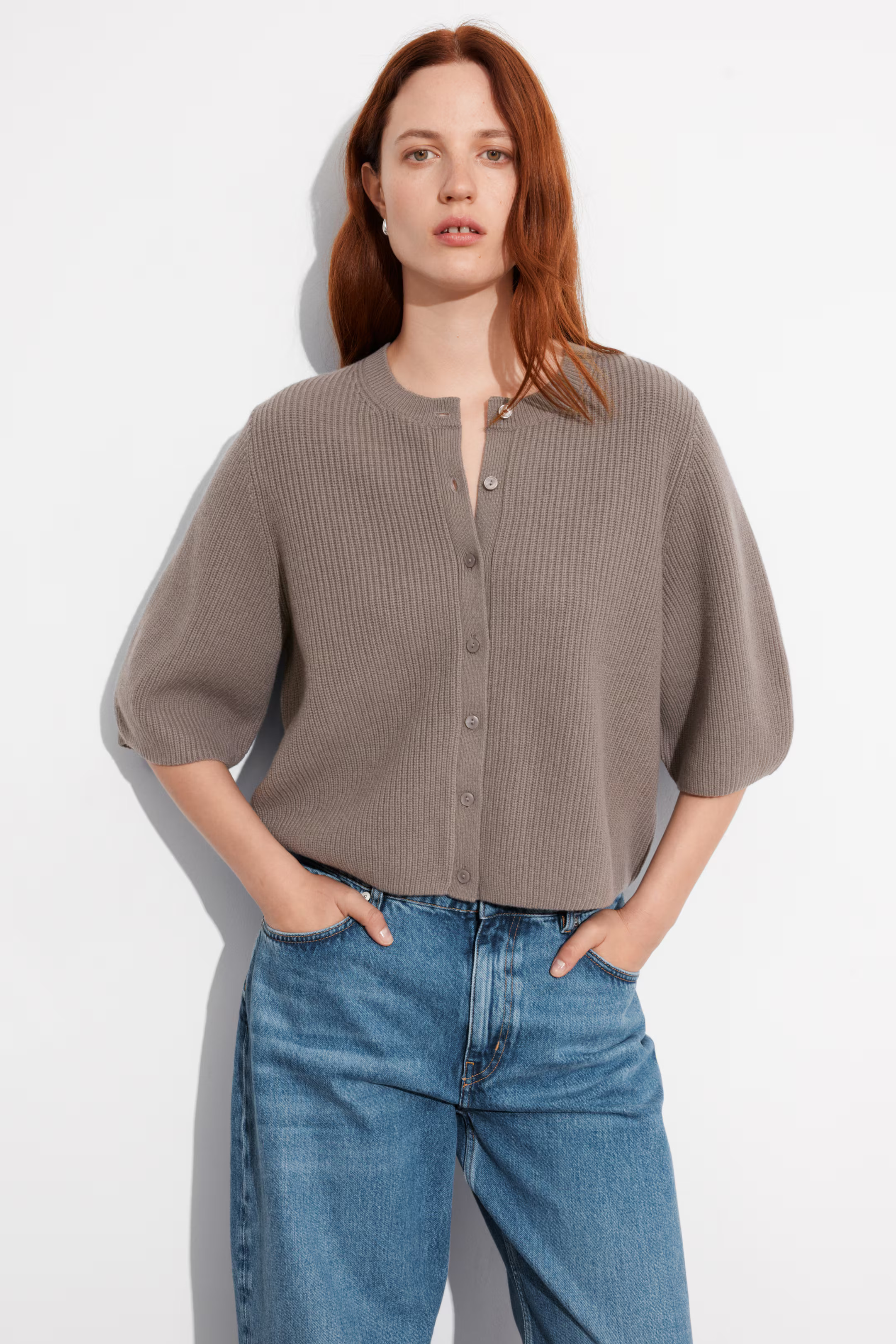 Merino Rib-Knit Cardigan | H&M (UK, MY, IN, SG, PH, TW, HK)