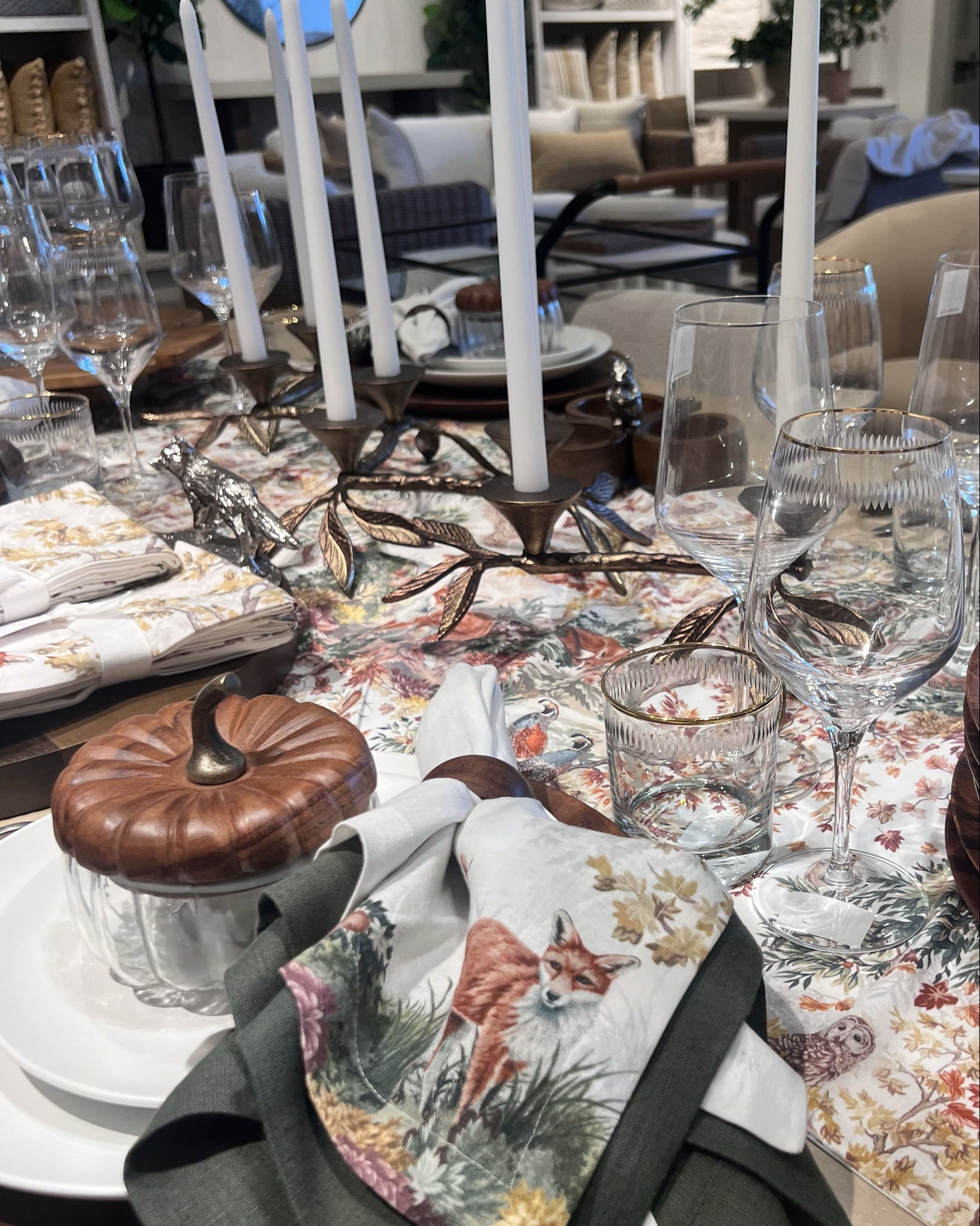 Lets get ready for Fall! Fall seasonal decor! Fall new arrivals at Pottery Barn, harvest kitchenware and tablecloth edition. Xoxo, Lauren 

#fall #decor #home #tjmaxx #homegoods #marshalls #amazon amazon finds, amazon home decor, fall decor, Halloween decorations, pink Halloween, pumpkins, harvest, fox, woodland animals, fall aesthetic, fall kitchen, fall napkins, pottery barn autumn, candles, antlers, deer, clear glass pumpkins, fall table setting, table, fall napkins, fall plates, fall plates, skeleton bowl, witch, ghost, Halloween throw pillows, fall wreath #LTKHalloween #LTKFall #halloween #skeleton #LTKautumn #ltkhome #ltkparties #pumpkins #falldecor #falltable 