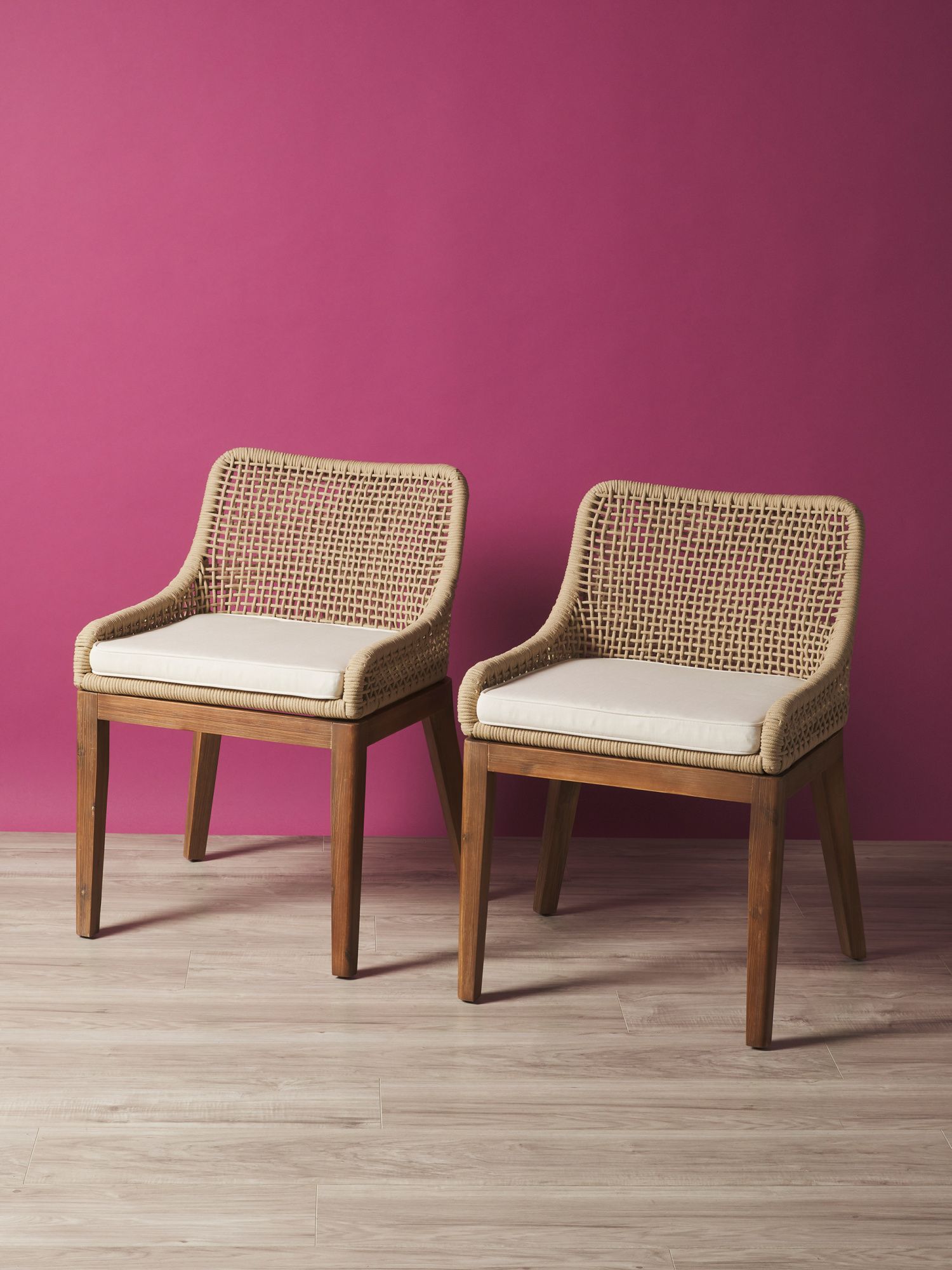 2pk Woven Rope Dining Chairs | Spring Trends | HomeGoods | HomeGoods