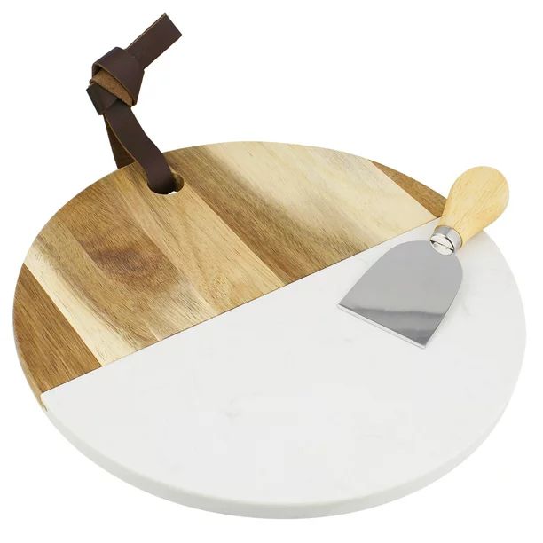 G Francis Acacia and Charcuterie Board Cheese Board and Knife Set for Appetizers - Walmart.com | Walmart (US)