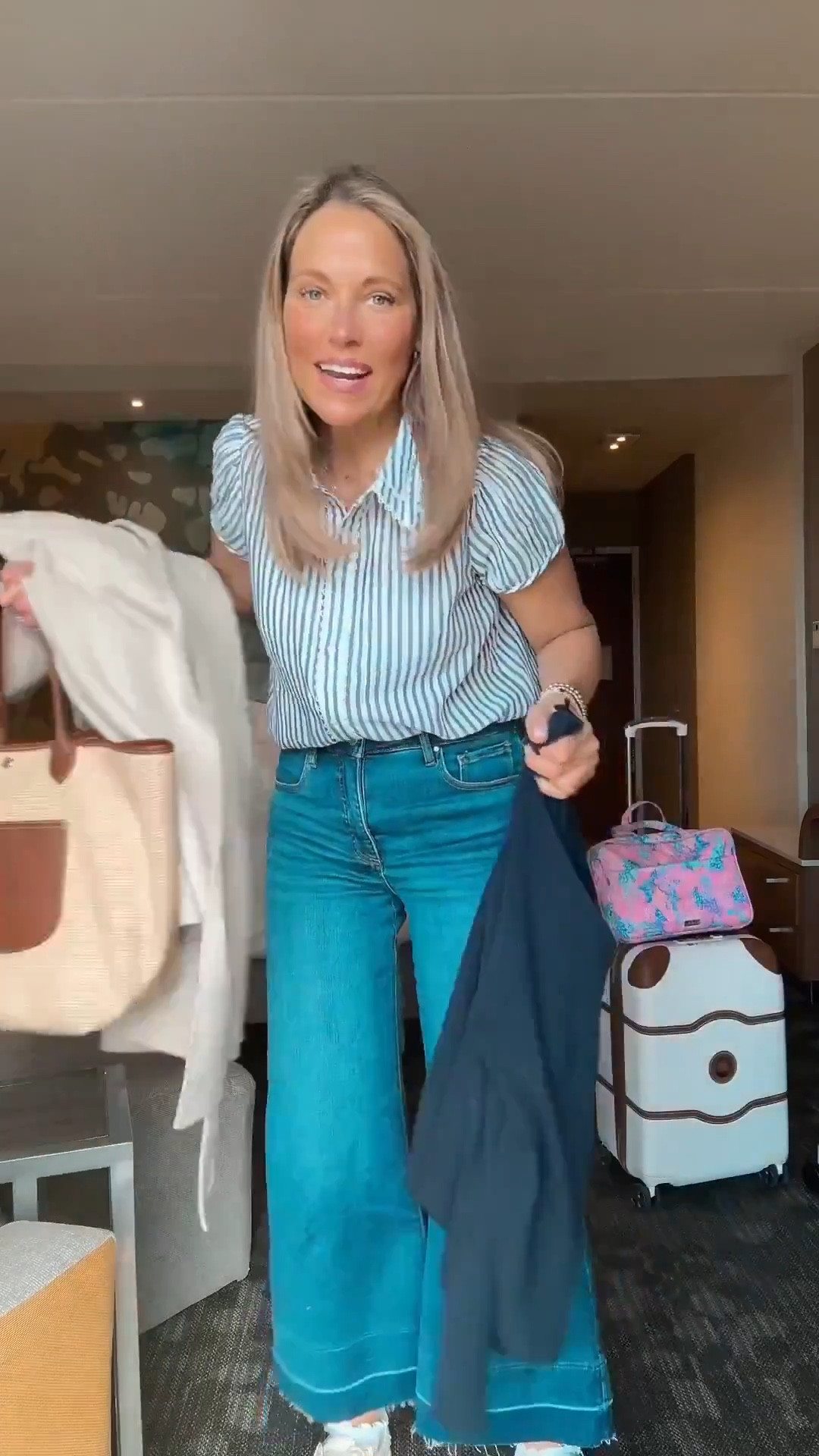 So many of you asked about the shirt and skincare from my story. The shirt has blue and white stripes with the cutest white details. Sharing everything because it’s such a good find.

#LTKMidsize #LTKSeasonal #LTKOver40