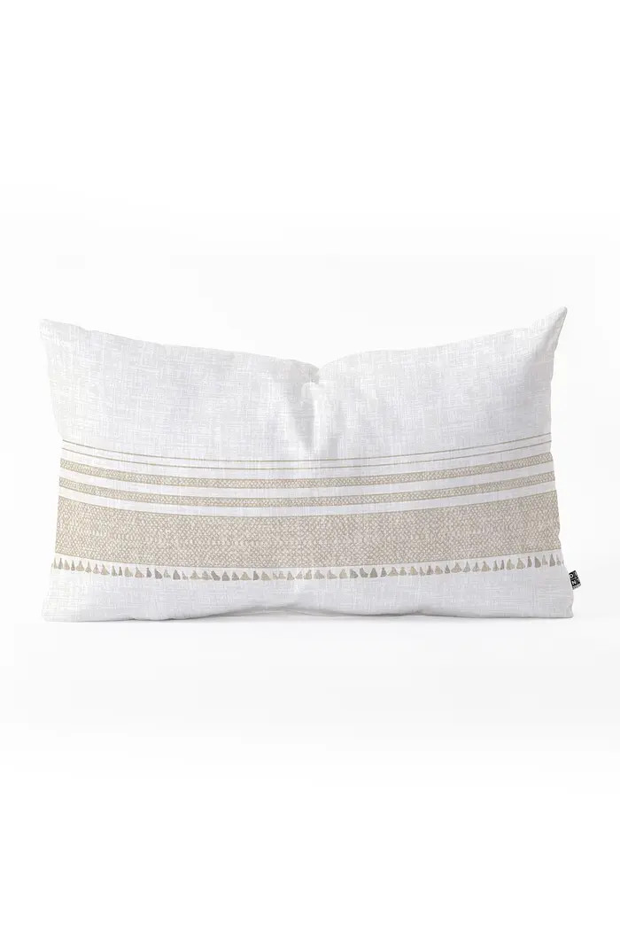 DENY DESIGNS Holli Zollinger French Linen Tassel Oblong Throw Pillow | Nordstromrack | Nordstrom Rack