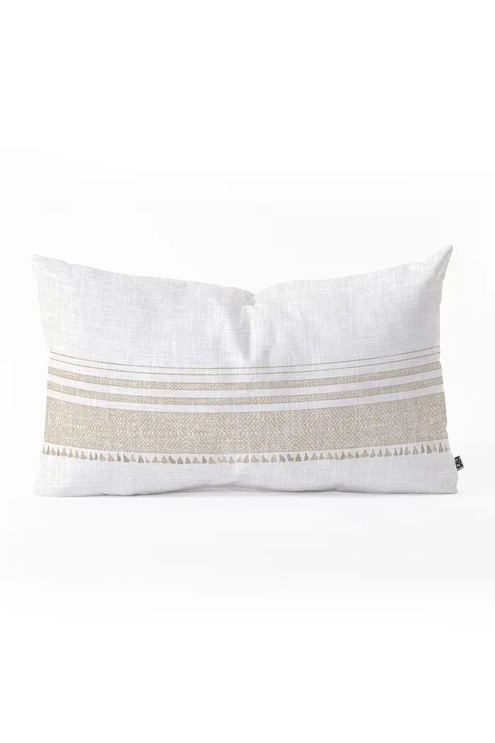DENY DESIGNS Holli Zollinger French Linen Tassel Oblong Throw Pillow | Nordstromrack | Nordstrom Rack