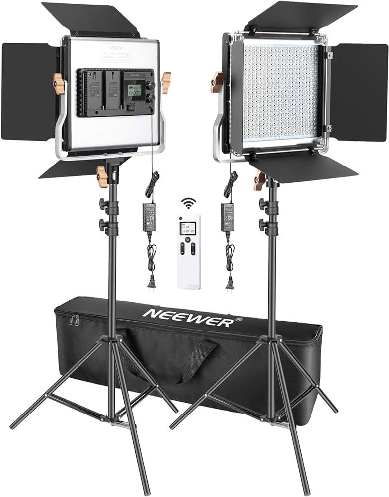 Neewer 2 Packs Advanced 2.4G 480 LED Video Light Photography Lighting Kit with Bag, Dimmable Bi-C... | Amazon (CA)