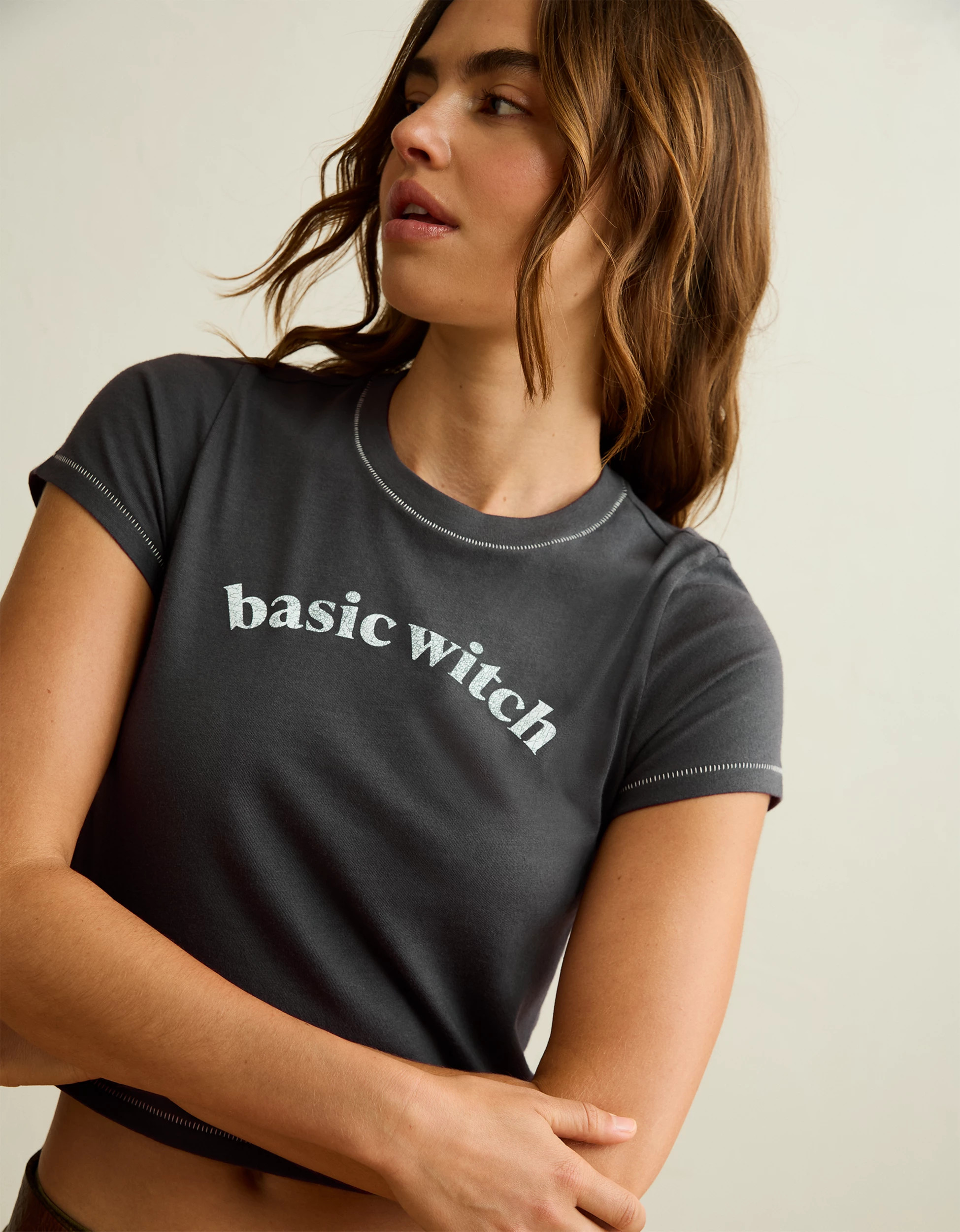 AE Halloween Graphic Shrunken T-Shirt | American Eagle Outfitters (US & CA)